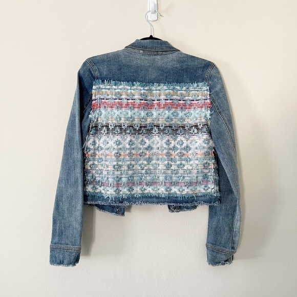 RAMY BROOK Murray Embellished Jean Jacket Small - Picture 7 of 8